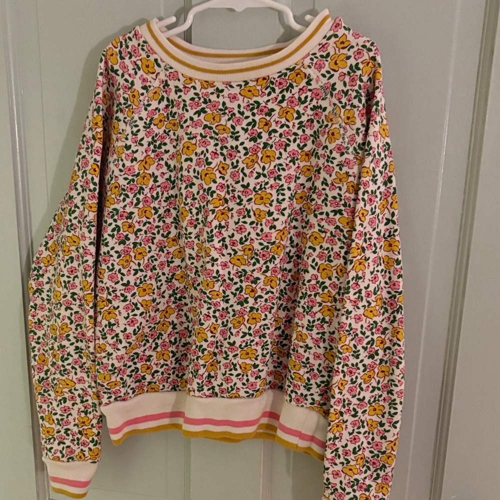 Mini Boden Floral Kids Top - Multicolor
